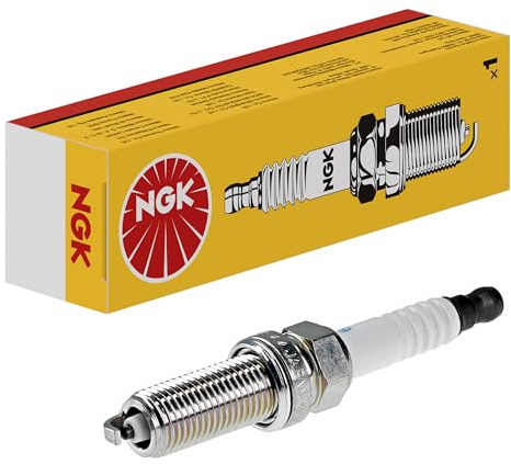 NGK Bujía de encendido 4786 electrodo central niquel Electrodo de masa supresión de interferencias 5 kOhm con asiento de estanqueidad plano Conexión SAE fija Ancho de llave: 14 mm Long. de rosca: