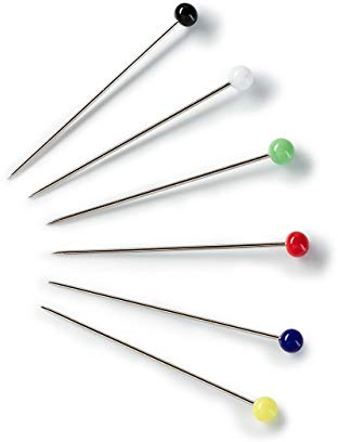 Prym 029139 Glaskopfnadeln ST 0,60 x 30 mm bunt