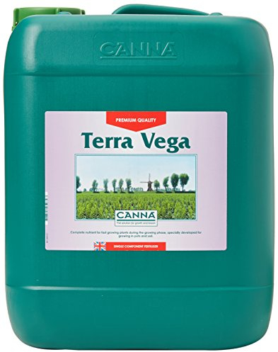 CANNA Terra Vega 10L - Complete Professional Nutrient for Fast-Growing Plants - Vegetative Growth Fertilizer