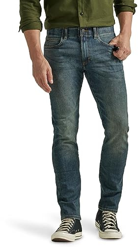 Lee Jeans da Uomo Extreme Motion, Slim, Dritti, Maverick., 34W x 32L