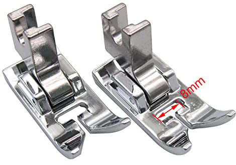 CKPSMS-Marke – 2 STÜCK Nähfuß #55614 Universal-Niedrigschaft-Allzweck-Metall-Zickzack-8-mm-Schlitz