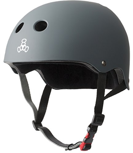 Triple Eight Certified Sweatsaver Helmet for Skateboarding, BMX, Roller Derby, Roller Skating, Inline Skating, Scooter and Bike