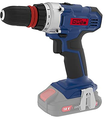 Güde 58524 Akku Bohrschrauber BS 18-0 II (18 V, Li-Ion, ohne Akku und ohne Ladegerät, integriertes LED-Arbeitslicht, Drehmoment 30 Nm)