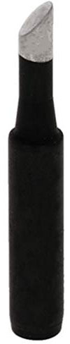 Utoolmart 4C schwarze Lötspitzen, schräge, 4,3 mm Länge, sauerstofffreies Kupfer, Lötstation, Eisen, Verbraucherspitzen für anspruchsvolle industrielle Anwendungen, DIY, 3 Stück