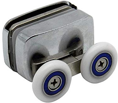 Shower Door Wheels | 23mm Wheels | Upper or Lower | Double Roller | ROLL036 (Lower Wheel (23mm))