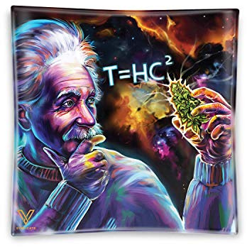 V Syndicate Glass Ashtray 11 x 11 cm Einstein Black Hole
