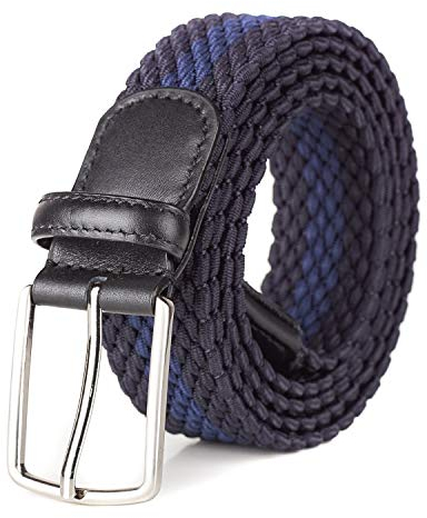 BelePala Große und hohe Gürtel für Herren, 91,4 - 198,1 cm. - Blau - 51 (Taille : 44/ 47)