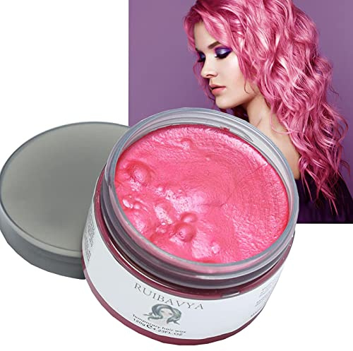 Natürliches Haarfarben Wachs Temporäres Haarfärbewachs für Partys Halloween Cosplay Instant Haarfärbemittel Haarstyling