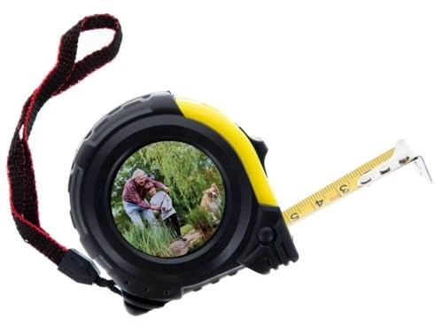 Personalisiertes Maßband mit Foto – Professionelles 5-Meter-Rollmaßband mit individuellem Druck – Originelles Geschenk für Handwerker und Heimwerker
