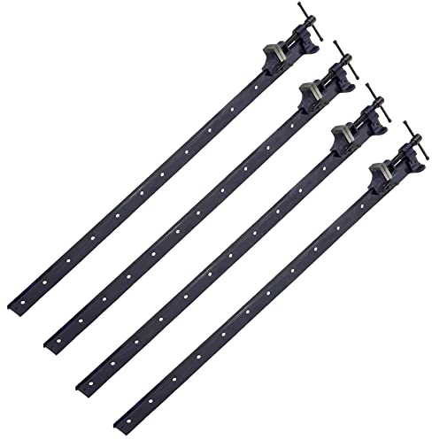 Lot de 4 pinces en T en fonte 1200 mm