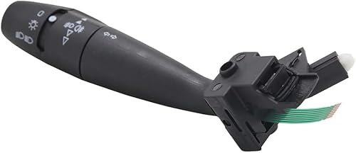 KCKEM Für Peugeot 1007 206 207 307 406 407 807 96477533XT Bremslichtschalter Blinker Schalter,Scheinwerfer Dimmer Multifunktions Kombination Schalter Wischerhebe,B-No Logo