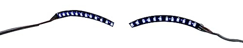 Bewinner LED-Wimpernlicht Sicherer Niedriger Strom Augenfreundlich Leuchtender LED-Augenlid-Eyeliner-Aufkleber Gesichtsschmuck für Party Nachtclub Bühne Halloween Party Queen Essential