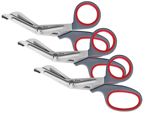 Clauss Titanium Erste-Hilfe-Schere, 1 Stück (Packung mit 3)