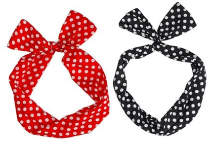 FRCOLOR 2stücke Stoffstirnbänder Breit Für Frauen Chiffon-material Haarschmuck Elastisch Vielseitig Einsetzbar Für Spa Make-up Und Yoga