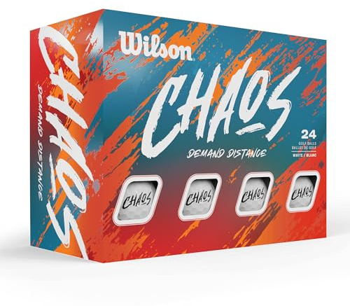 Wilson Unisex – Erwachsene Chaos Golfbälle