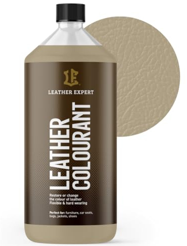Sehr Deckend Wasserbasierte Lederfarbe – Leather Paint für Natur- und Öko-Leder, Ohne Alkohol, Für Alle Lederaccessoires – Reißt oder Blättert Nicht Ab – Viele Farben zur Auswahl