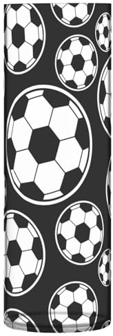 Kunststoffvase für Blumen, Fußballball, 30 x 9 cm, Hurricane-Vasen, dekorative Vasen für Wohnzimmer, Schlafzimmer, Party-Dekoration