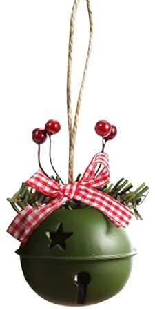 Ornamenti per albero di Natale campane Jingle - Ornamenti per campane da festa, decorazioni a forma di campana, decorazioni per feste invernali per albero da parete