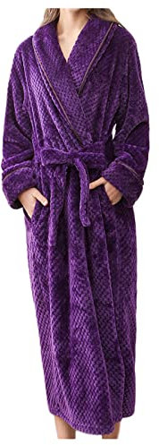 Weicher Damen-Bademantel aus Fleece, gemütlicher und warmer Kapuzenmantel, Plüschmantel für Komfort und Entspannung, flauschiger Lounge-Bademantel für Damen, weicher Fleece-Bademantel, bequeme