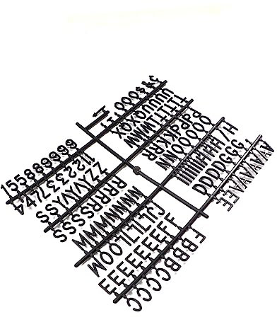 OFFSCH Buchstaben Und Zahlen Für Wechselbare Nachrichtentafel Teiliges Für Kreative Botschaften Für Zuhause Büro Und