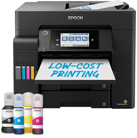 Epson Ecotank Pro ET-5885 Ad Inchiostro A4 4800 X 1200 Dpi 25 Ppm WI-Fi (epson Ecotank Pro ET-5885 Inkjet Printer Multi Function)