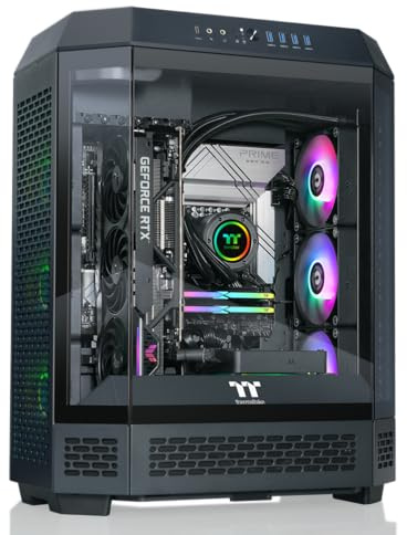 Thermaltake Reactor 9880 Gaming Desktop (AMD Ryzen™ 7 9800X3D, ToughRam 32GB DDR5 6400MT/s RGB Memory, NVIDIA® GeForce RTX™ 5080, 2TB NVMe M.2, WiFi, Windows 11) T6BK-X870-580-LCS