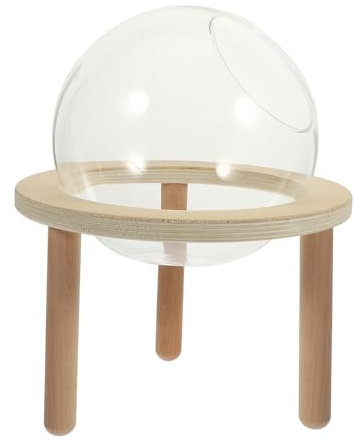 YARNOW Transparente Kleine Hamster-sandbadewanne Robuste Haustier-badewanne Für Nagertoilette Geeignet Für Kleine Hamster Und Chinchillas Langlebiges Hamster Badezimmer Zubehör