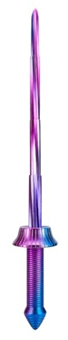 Bricksdiytoy 3D Printed Retractable Samurai Sword - Instant Action COSPLAY Prop, Safe Non-Metallic Design with Comfortable Grip, Flexible Model for Stress Relief & Parent-Teenager Play