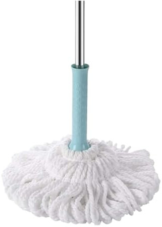 OUYUE Professionale Mocio Lavapavimenti Twist Mop Mop con Rilascio Manuale Mop per La Pulizia dei Pavimenti Mop per Uso Domestico in Acciaio Inossidabile Mop Pigro Mop Lavapavimenti