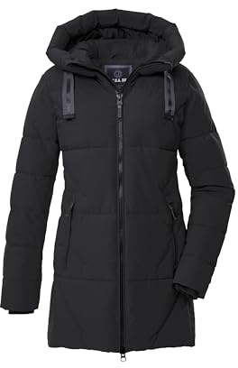 G.I.G.A. DX quiltad damparkas/funktionsparka med huva GW 30 WMN QLTD PRK, svart, 48, 43532-000