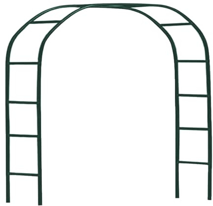 Arche de pergola de jardin d'extérieur – Treillis autoportant résistant aux intempéries pour les compositions florales et les mariages, support robuste en fer forgé