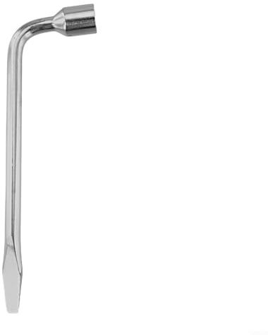 Solaughguy Adjustable Wrench for Car Wheels, Heavy Duty Lug Nut Wrench with 17/19/21mm Hex Socket Spanner, 45# Stainless Steel Repair Tool for Truck Tire, 28cm(19mm)