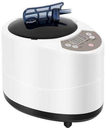 Générateur de vapeur pour sauna 1000 W avec écran LED et télécommande 3 l Générateur de vapeur portable 9 niveaux de température 5-95 min Minuteur pour sauna à vapeur, yoga chaud