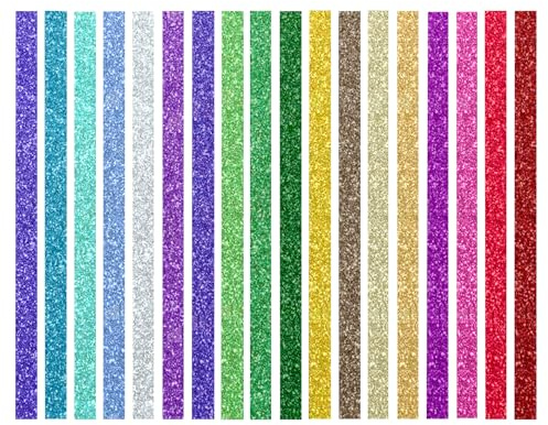Shuqio Origami Papierstreifen, 720 Stück, 18 Farben