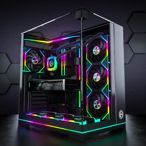 GameMachines View - Gaming PC - Wasserkühlung - AMD Ryzen 7 5700X - NVIDIA RTX 5060 Ti 8GB - 1000GB SSD - 32GB DDR4 (Nicht RGB) - ASUS ROG Strix Mainboard - WLAN - Windows 11 Pro