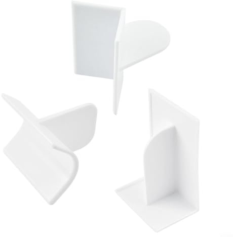 ComfyHarbor Herramienta para alisar fondant para tartas, raspador de glaseado para glaseado de crema y pulido de pastelería, accesorio para hornear PP con mango ergonómico