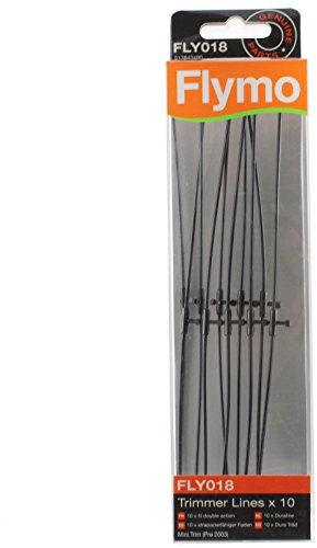 Flymo FLY018 Trimmer Line to Suit Mini Trim - Black (Pack of 10)