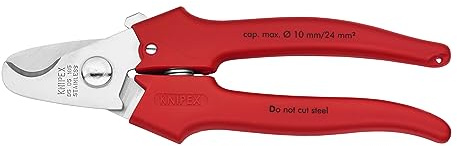 Knipex - Cesoie per cavi con rivestimento in plastica, 165 mm