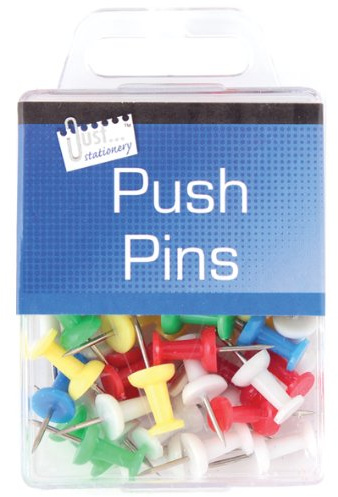 Just stationery 9191 Häftstift Flerfärgad Paket med 50