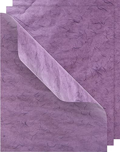VBS Strohseide 50x70cm 3 Bögen aus Maulbeerbaumfasern Buntpapier
