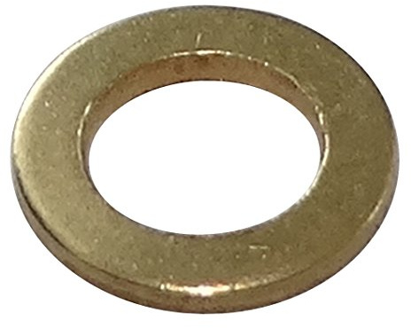 AERZETIX - C17738-100 Rondelle Piatte, M5, Diametro 9 mm, Altezza 1 mm, Ottone