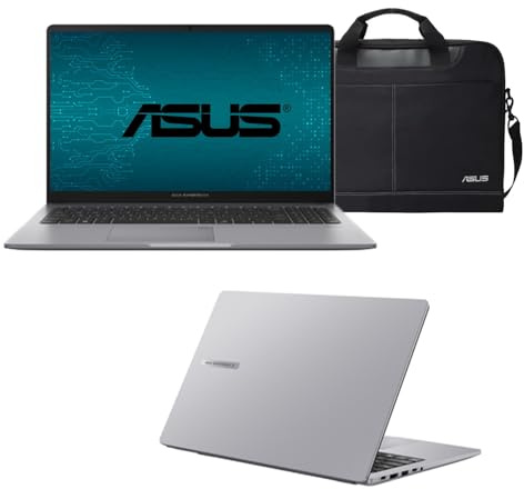 ASUS Pc Portatile Notebook Expertbook Intel Core 5-210h 4,8 Ghz 15,6 Full Hd, Ram 8Gb Ddr5, Ssd Nvme 512Gb, Windows 11 Pro,Fingerprint,Borsa Omaggio, Pronto All'Uso