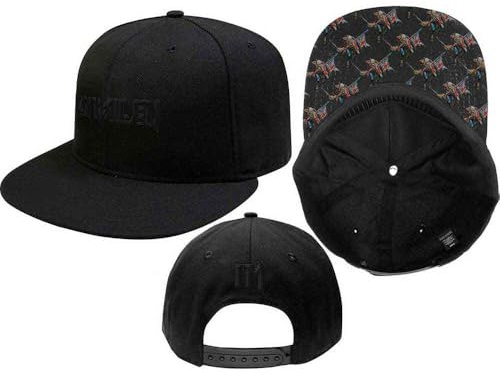 Iron Maiden Baseball Cap Band Logo Trooper Brim Official Black snapback One Size