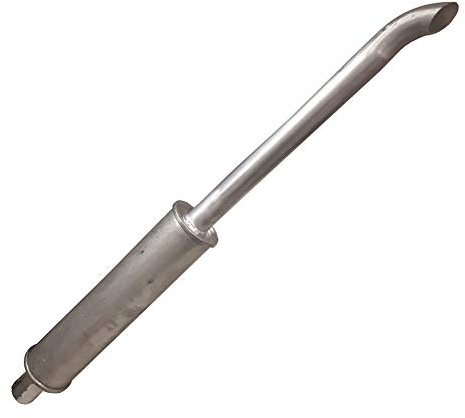 Silencieux universel pour tracteur, véhicule agricole Diamètre 100 mm Raccord 50 mm