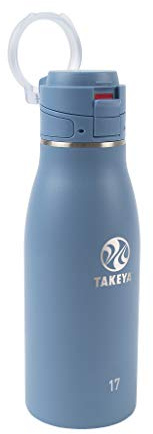 TAKEYA Traveler Insulated Travel Mug, Leak Proof Lid, BPA Free, 17 Ounce, Bluestone