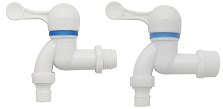 xinyuan Pipe Fittings 1/2 3/4 Male Thread To 15mm Pipe Interface Plastic Valve Water Oil Flow Control Valve Adapter Water Drain Faucet Plumbing Valve Plastic (Specification : 3/4)