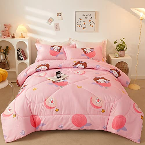 Steppdecke, Flauschige Steppdecken für Allergiker Duvet, 180x220cm2500g Dicker Warmer Plüsch Wintersteppdecke,Winter Weiche Warme Bettdecke Bettwäsche