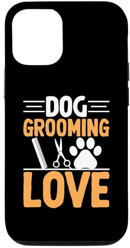 Hülle für iPhone 14 Pro Hundepflege Love I Hundefriseur