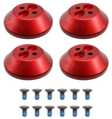 CERFFOOL Motor Cover for DJI Avata 2 Aluminum Alloy Protective Cap for Drone's Engine Anti-Dust Anti-Scratch Protection Mounts Drone Moisture Proof Protector Accessories (Red)