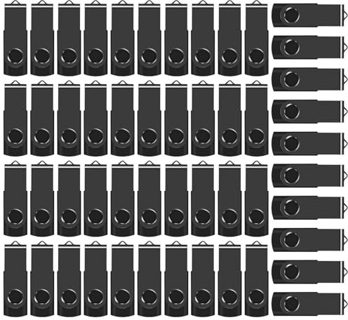 AreTop 4GB USB Flash Drives 100 Pack, Premium USB2.0 Thumb Drives Bulk USB Pendrive Memory Stick Jump Drive Flash Drives Bulk (100 Pack 4GB, Black)